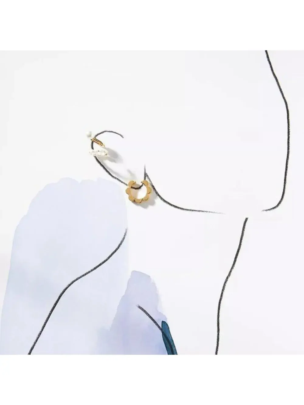Lele Sadoughi Mixed Ear Cuffs Set
